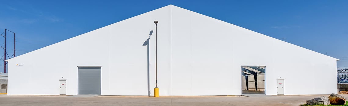minimal maintenance tension fabric building for oil, gas and energy
