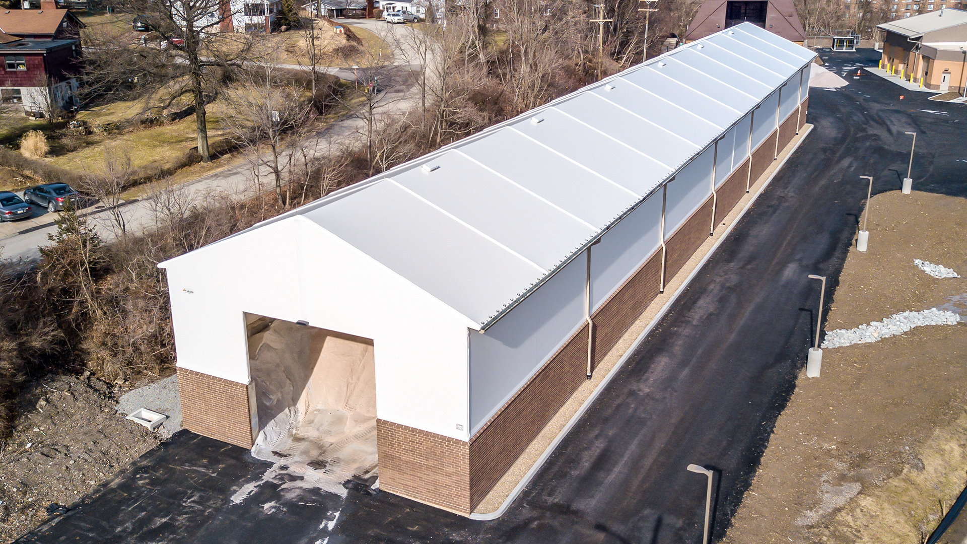 How long do fabric buildings last? Salt and Sand Storage Building - Tension Fabric Building