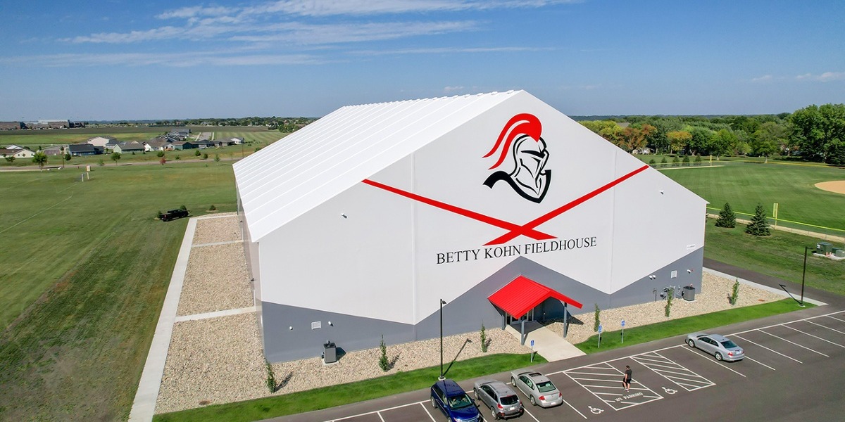 Martin Luther College Field House in New Ulm, MN - Construction ROI with Tension Fabric Buildings
