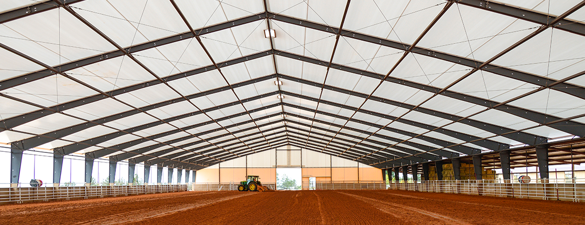 tension fabric horse arena