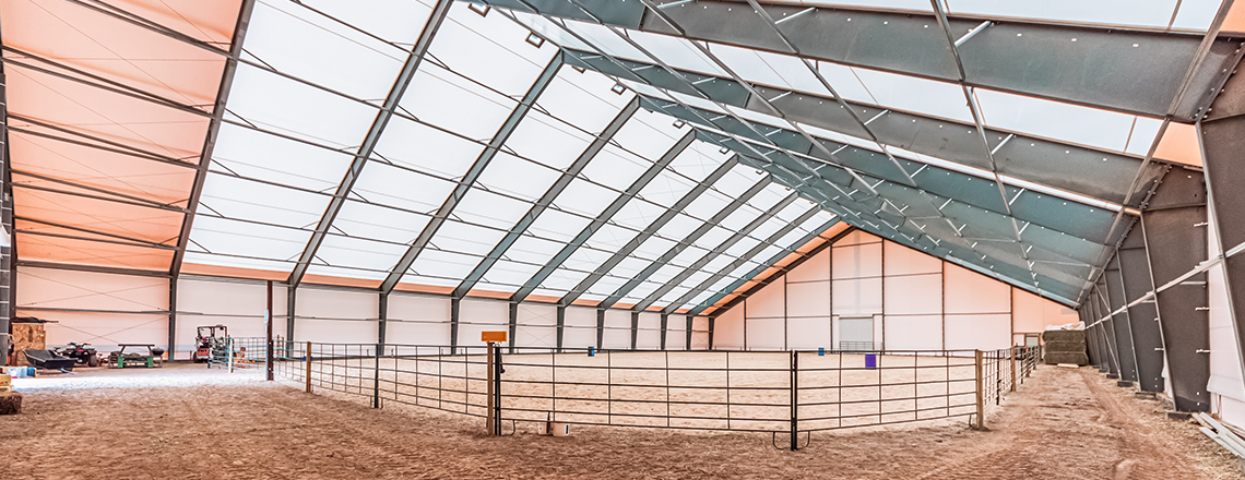 tension fabric horse arena