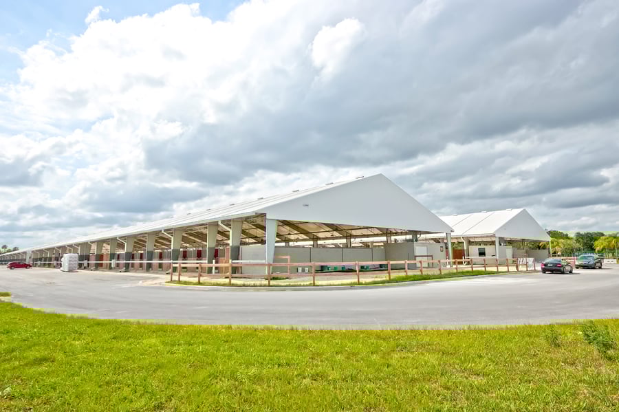 fabric equine barns