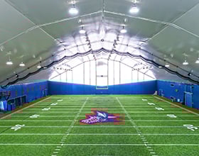 Stony Brook tension fabric fieldhouse