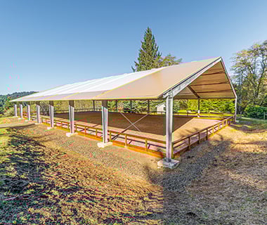tension fabric equine arena
