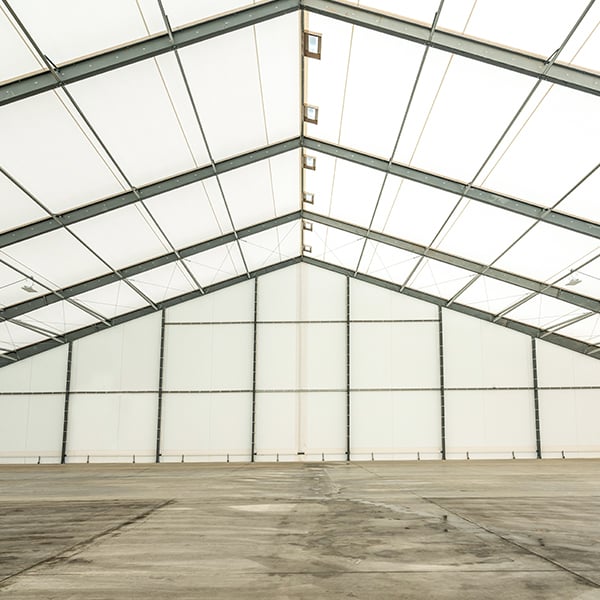 fabric automotive storage building