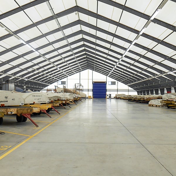 tension fabric warehouse and military structures