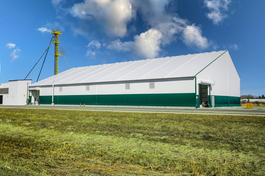 tension fabric fertilizer facility