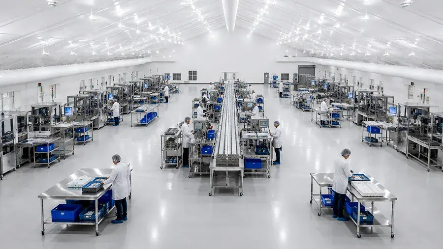 Clean Room Manufacturing - Enclosed Insulated Lined