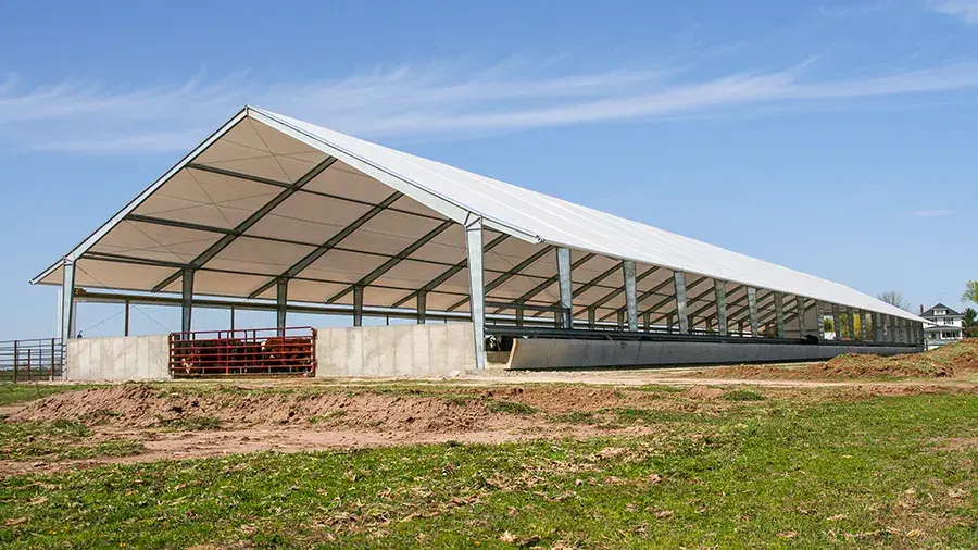 Private Roof Only Pavilion cattle-barn-28
