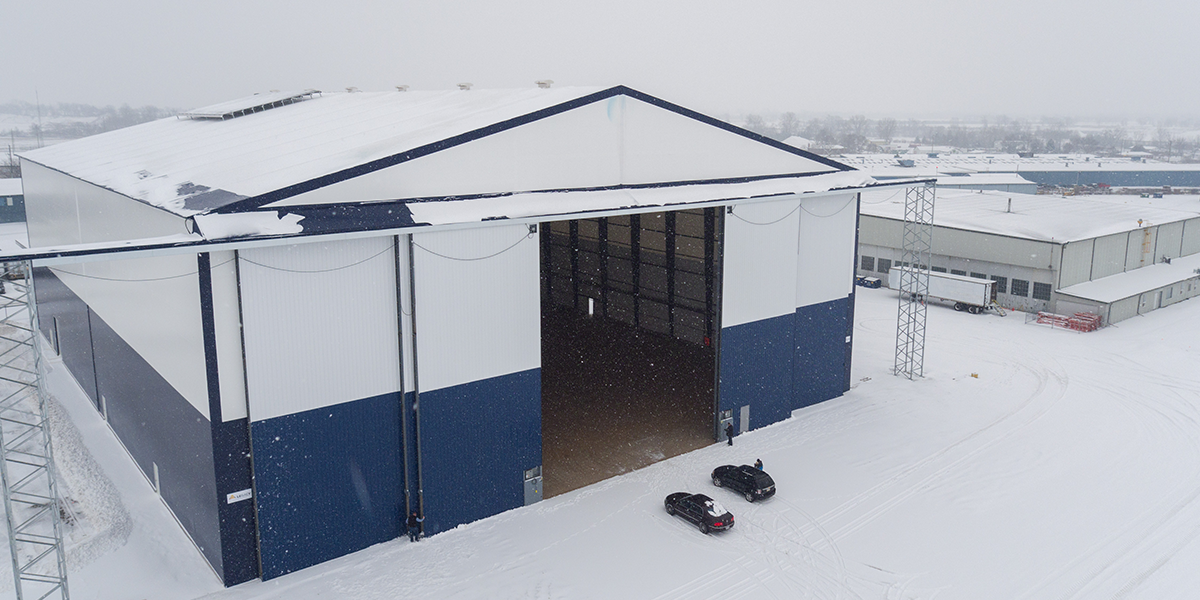 Flame-Retardant Tension Fabric Buildings