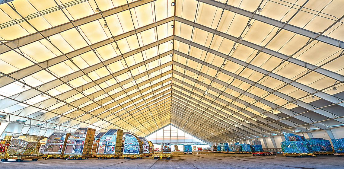 DHL Express Logistics Staging Pavilions